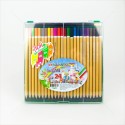 NANMEE ดินสอสีไม้ยาว 24 สี กล่องพลาสติก NM-2002/24P <1/1>